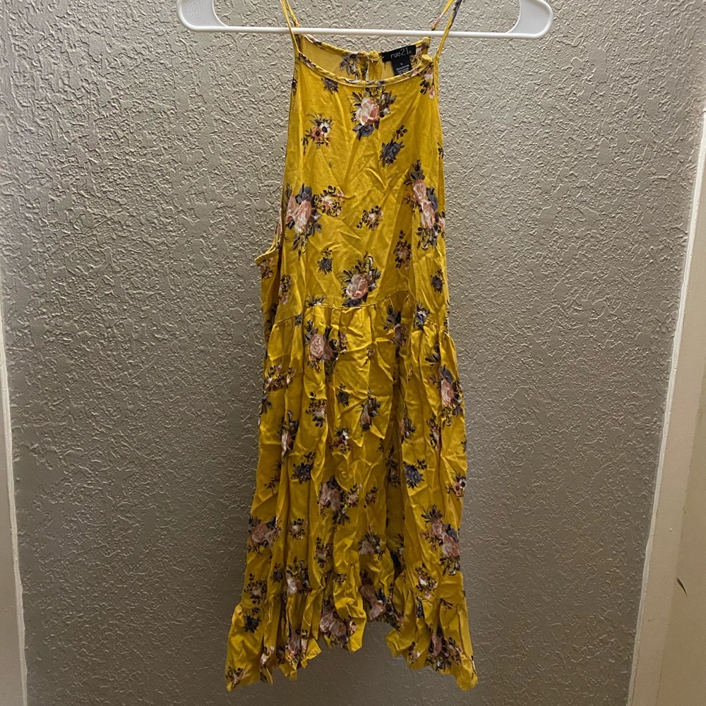 Rue21 floral yellow dress